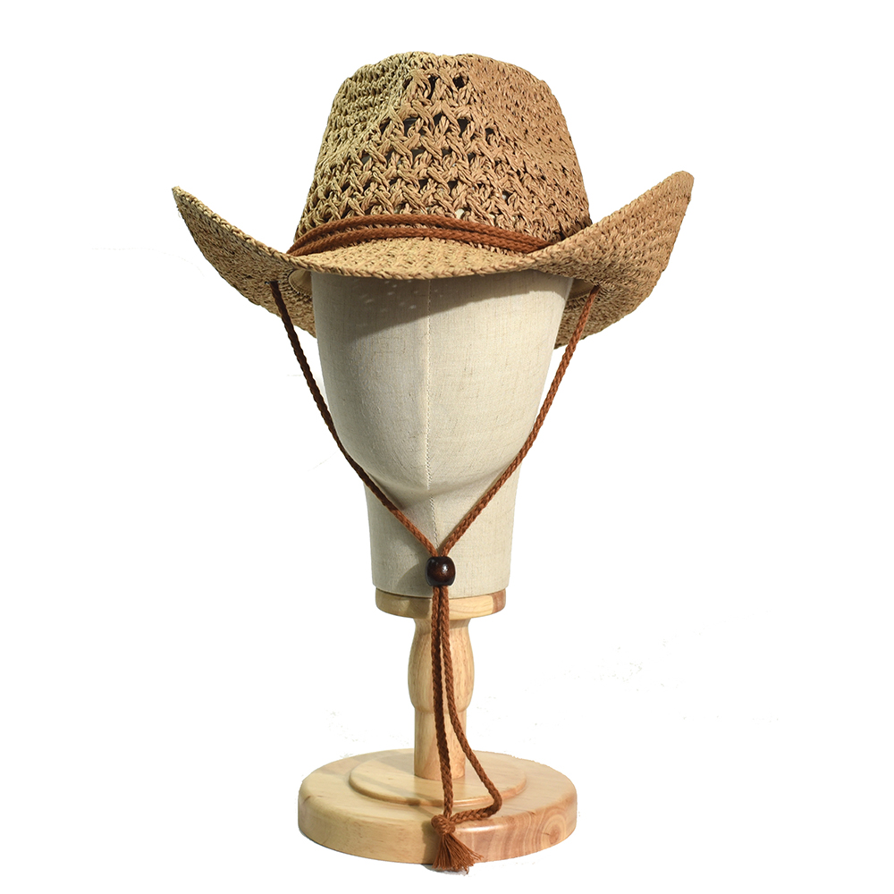 Cowboy Hat Straw - 파나마 소프트 수제 카우보이 밀짚 모자