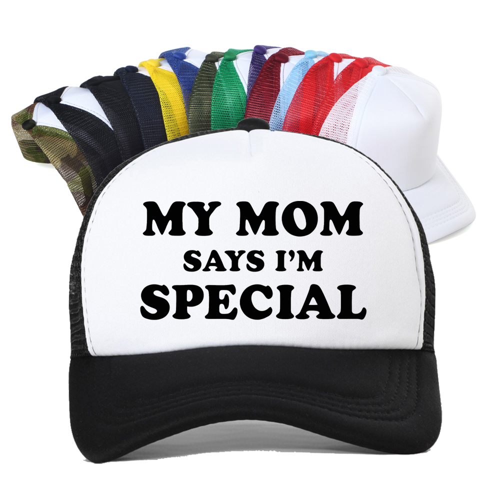 Trucker Cap Mesh - 내 엄마는 나를 특별하다고 말한다. 메쉬
