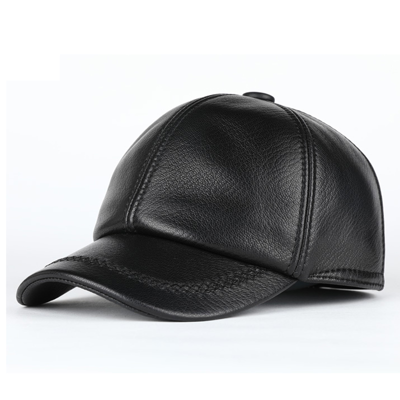 성인용 정품 가죽 모자, 따뜻한 정품 가죽 야구 모자, - Baseball Cap Structured 리뷰 및 가격