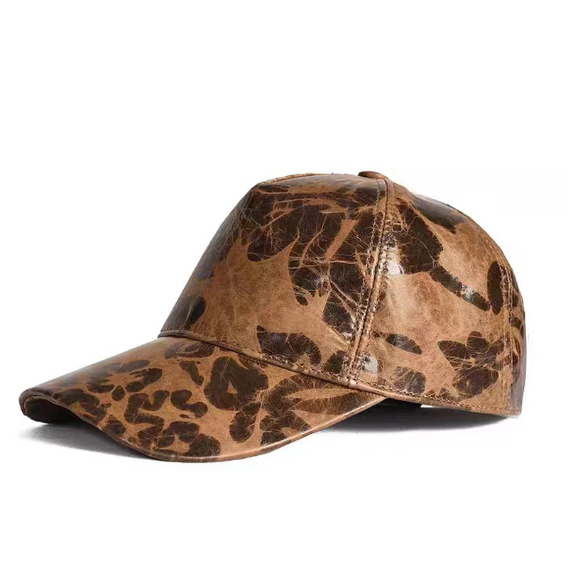 남녀공용 가죽 야구 모자, 가을 트렌디 아웃도어 레저  - Baseball Cap Structured 리뷰 및 가격