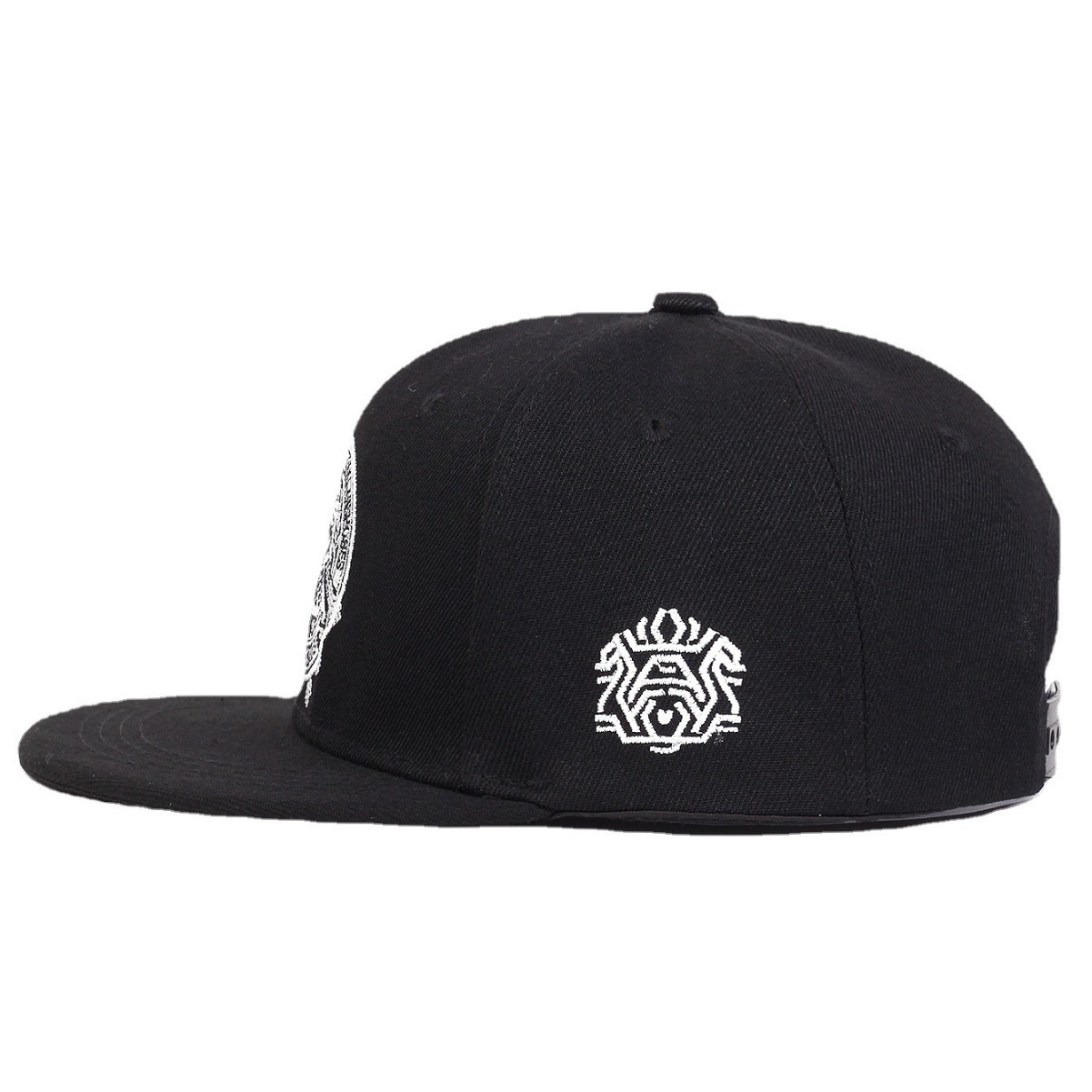 유니섹스 올시잉 아이 자수 스냅백 모자 블랙 힙합 플랫 - Snapback Hat Flat 리뷰 및 가격
