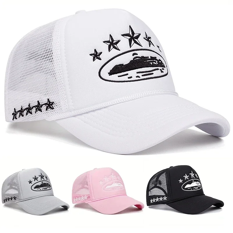 패션 신상 유니섹스 프린트 야구 모자 힙합 통기성 개인 - Trucker Cap Mesh 리뷰 및 가격